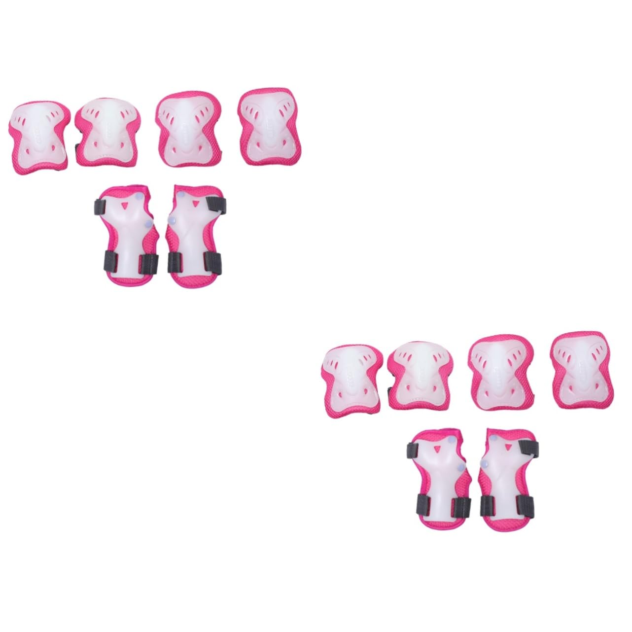 BESPORTBLE 2sets Kid Skating Supplies Sliding Plate Outdoor Protectors Girls Boys Skates Sponge Plastic Cord Cloth Comfortable 6pcs*2