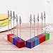 VORCOOL 10pcs Cube Base Memo Photo Holder Mother's Day Card Paper Note Clip (Random Color)