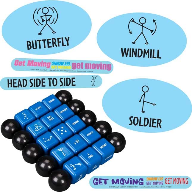 Really Good Stuff Get Moving Kit - 1 Multi-Item kit
