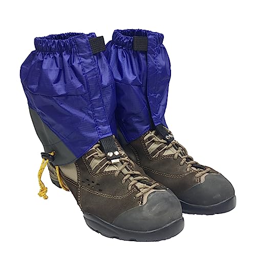 LIOOBO Adjustable Outdoor Ankle Walking Gaiters Hiking Boot Gaiters for Women Boys Leg Breathable Nylon Snow Set