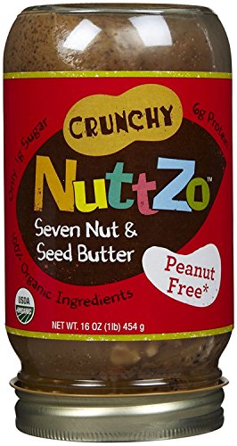 Nuttzo Nut Butter Peanut-Free Crunchy, 16 OZ (Pack of 2) Nuttzo Nut Butter Peanut-Free Crunchy, 16 OZ (Pack of 2)