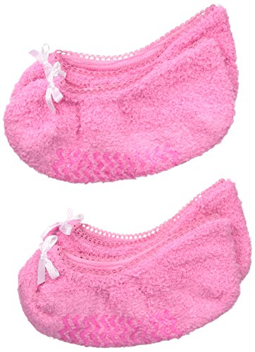 Jefferies Socks Big Girls' Fuzzy Footie Socks(Pack of 2)