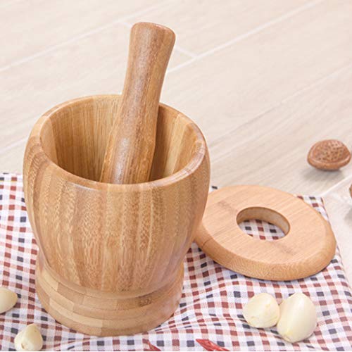 LOVIVER Espremedor De Almofariz Manual De Imprensa De Alho Conjunto De Pimenta Spice Grinder Herb Po