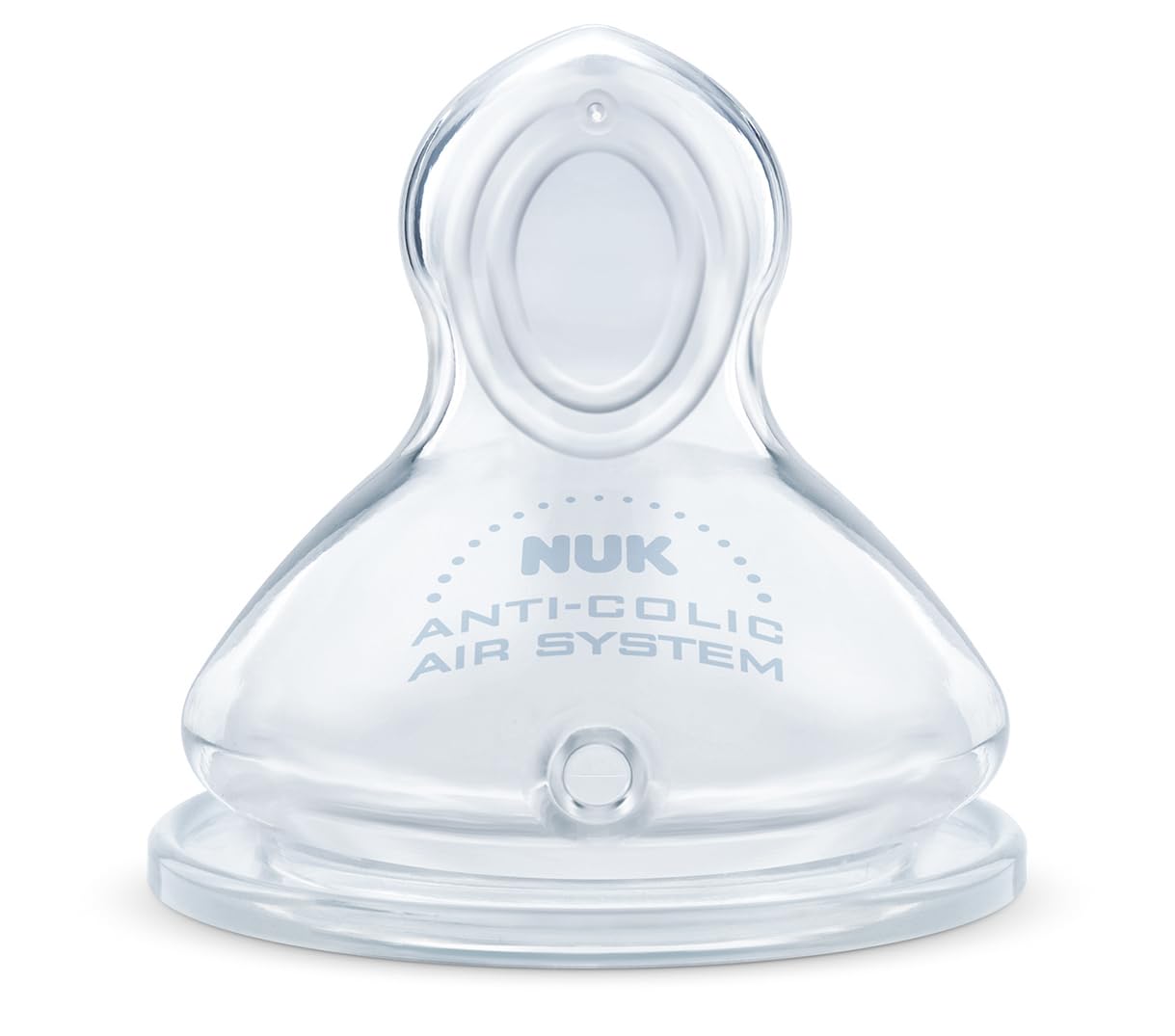 NUK - Set di 2 tettarelle taglia 6-18 mesi, latte infantile