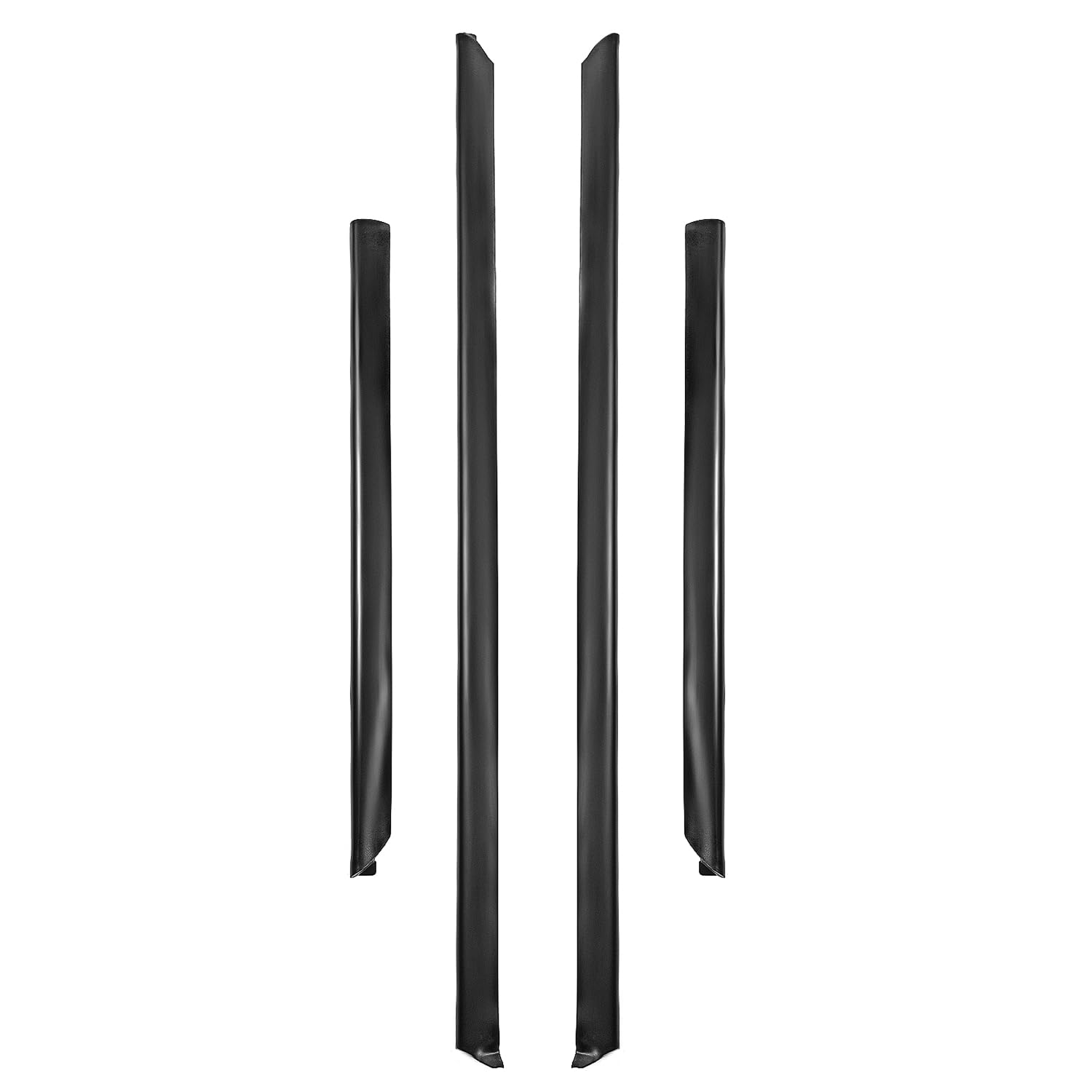 4X Zierleisten Türleisten + Clips Satz Kompatibel mit Audi A4 B5 Avant A4 8D 1995-2001, 8D0853959B01C 8D0853960B01C 8D0853969B01C