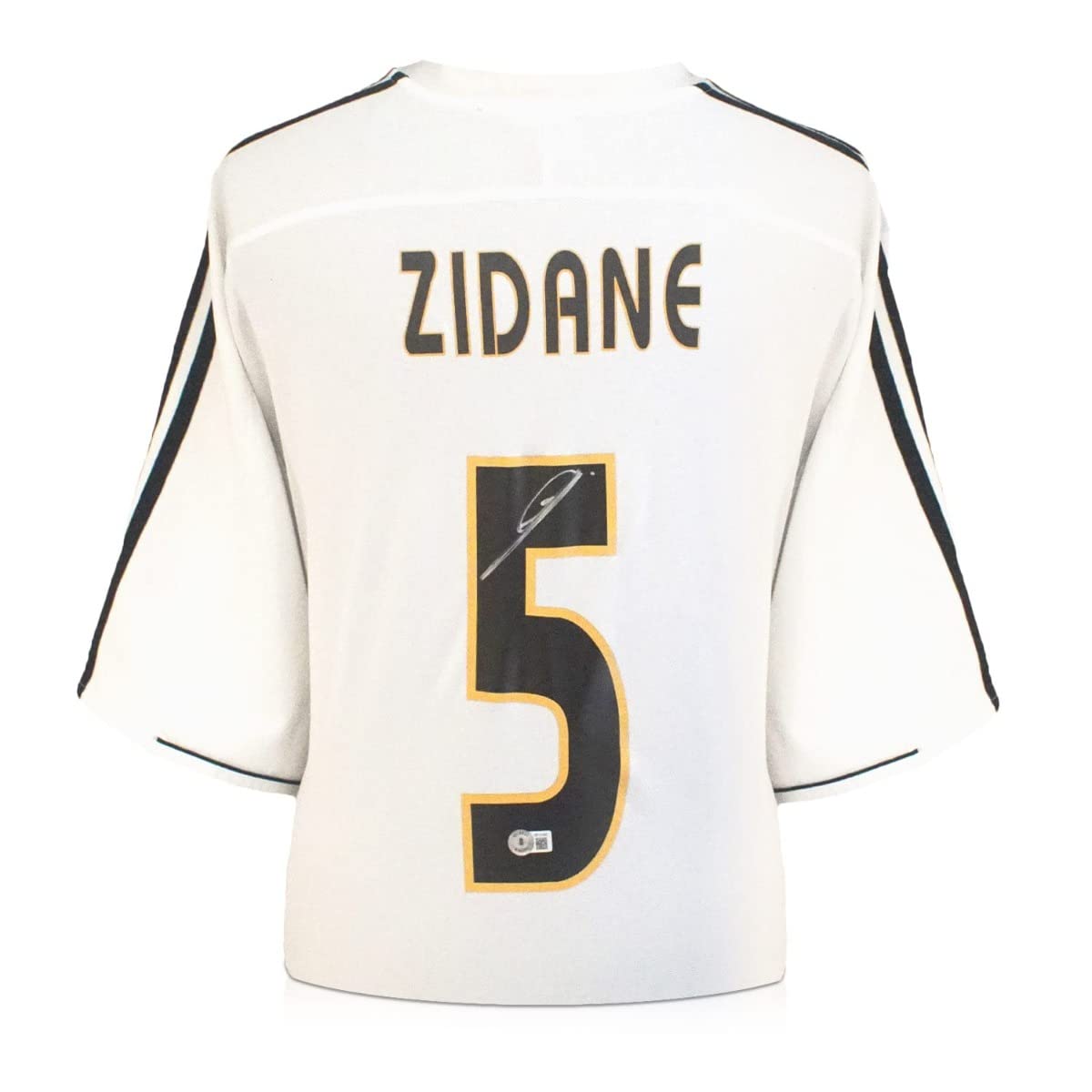Zinedine Zidane Signed Real Madrid 2003-04 Home Football