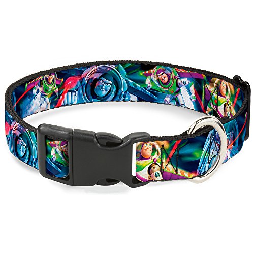 Collar Buzz Lightyear de nailon estampado con broche plástico de ajuste 2