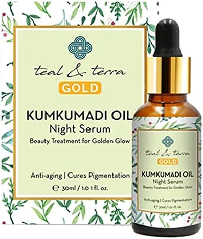 Teal & Terra Kumkumadi Oil (tailam) for Skin Whitening & Glowing Control Face Pigmentation 30 ML (Kumkumadi Oil)