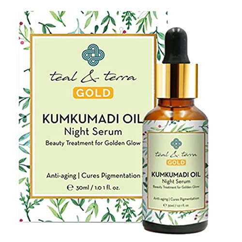 Teal & Terra Kumkumadi Oil (Tailam) For Skin Whitening & Glowing Control Face Pigmentation 30 Ml (Kumkumadi Oil) #TOP1