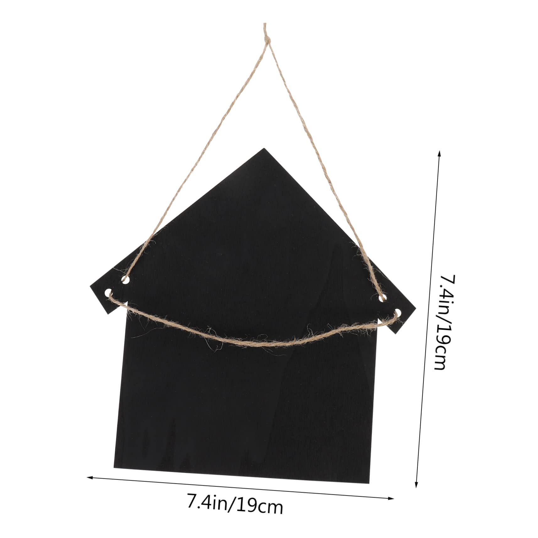 GRIRIW 2Pcs Blackboard Signs for Home Decoration Erasable Writing Boards for Events Parties Versatile Chalkboard Hangings for Messages Creative Displays