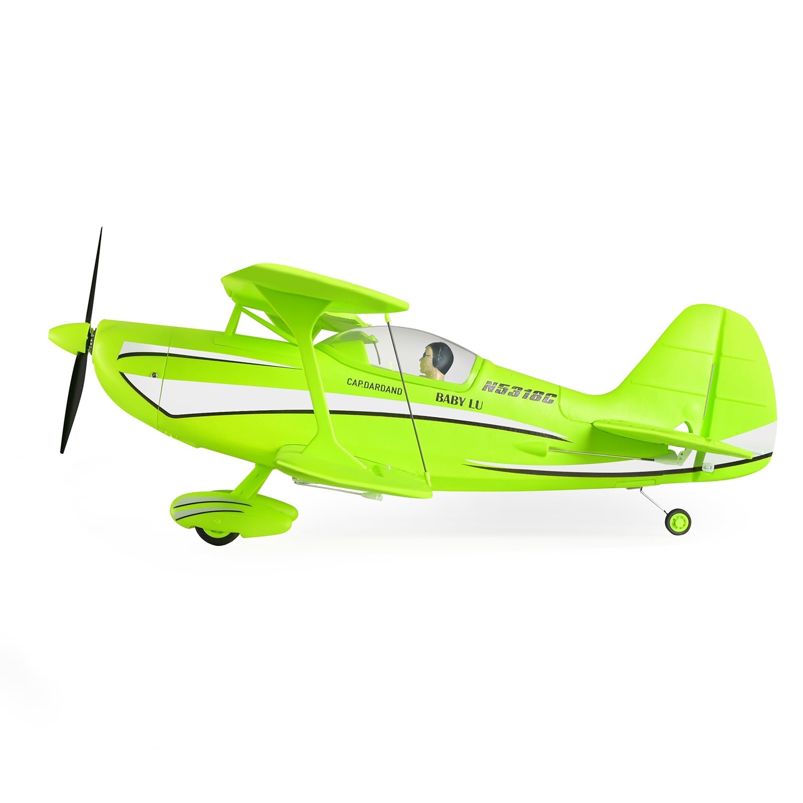 Walmeck Avión RC Planeador de ala Fija de Espuma EPP 4 Canales con Giroscopio 6 Ejes Avión Control Remoto Doble Batería para Principiantes y Viajeros Avanzados