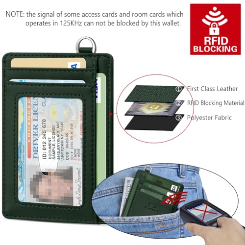 Image of FurArt Slim Minimalist Wallet RFID Credit Card Holder for Men | slim minimalist compact rfid id window thin