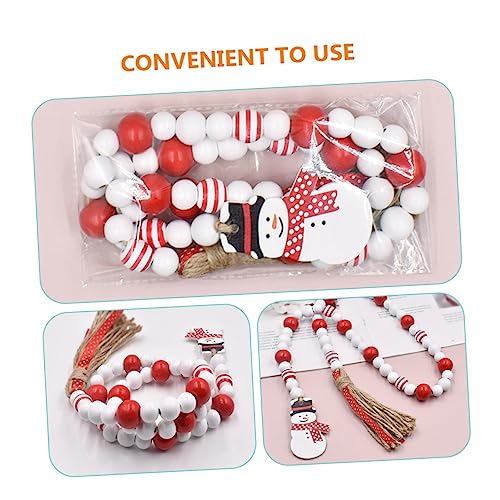 Christmas Tree Decorations ABOOFAN de madera que no se rompen 7