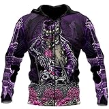 Skull 3D All Over Printed, Skull Violin 3D All Over Printed Zip Hoodie, Sweatshirt, T-Shirt, Personalize, Full Size