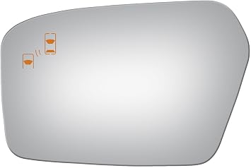 Burco 4089B Left Side Mirror Glass w/Blind Spot for Ford Fusion, Mercury Milan