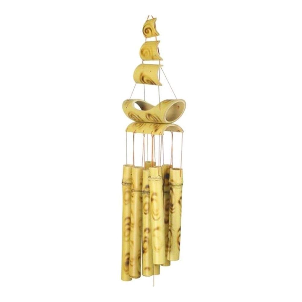 Carillons éoliens Main Bague Naturel Home Décor Wind Chime Suspendu Ornement extérieur Cour Vent de Bell Creative Bamboo Wind Chime (Color : 8)