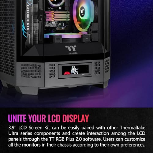 Kit de Panel LCD Tower 300 para Monitorear Temperatura de Hardware PC 5