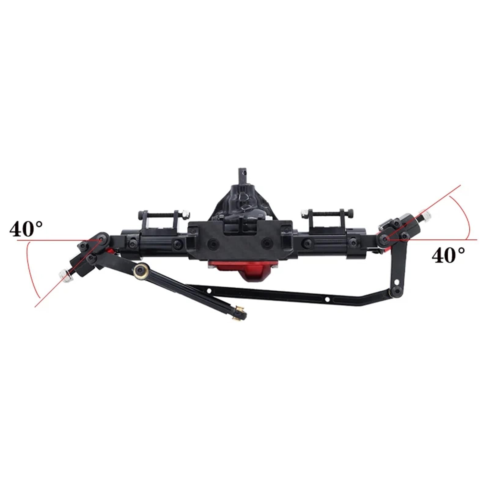 PEGGYLIN Metall Vorne Mitte Hinterachse Mit Servo Basis Fit for 1/10 RC Rock Crawler Auto Axial SCX10 RC4WD D90 Upgrade Teile