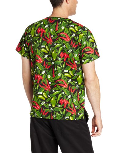 Image of Dickies EDS Signature Scrubs for Women and Scrubs for Men, Unisex One Pocket V-Neck Top in Soft Brushed Poplin 83706