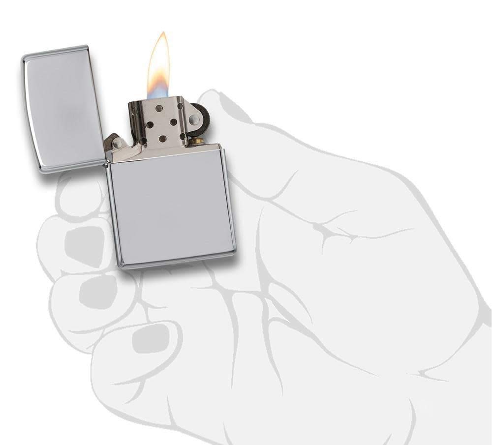 Zippo Feuerzeug 60001159 Armor Case High Polished Benzinfeuerzeug, Messing, Mehrfarbig