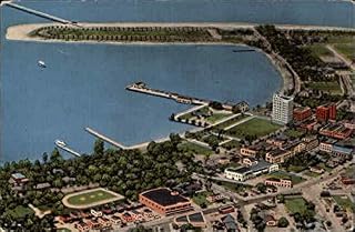 Aerial View, Sarasota, Florida Sarasota FL Original Antique Postcard