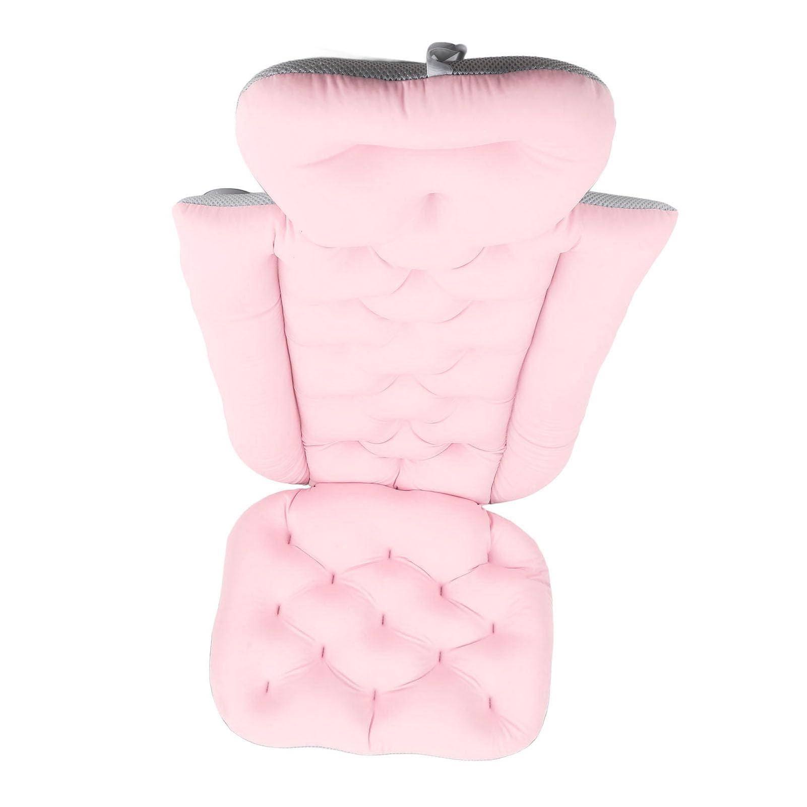 Cuscino Bagno per Tutto il Corpo Aggiornato, Morbido Cuscino Seduta per Adulti, Tappetino Bagno per Supporto Testa e Collo in Varie Vasche (Roseo)