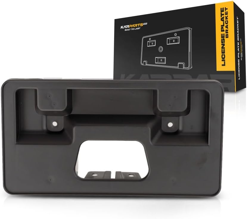 KarParts360 for Honda CR-V 2007 2008 2009 Bumper License Bracket Front | Polypropylene | Glass Fiber | Replacement for HO1068105 | 71145-SWA-A00