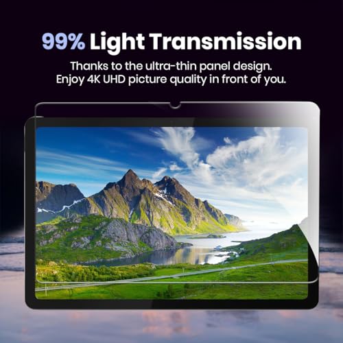 Image of Czartech Tempered Glass Screen Protector for Xiaomi Redmi Pad 2 (11 inch) Tablet | Premium Glass Guard Screen Protector for Xiaomi Redmi Pad 2 | Bubble Free| Scratch Resistant