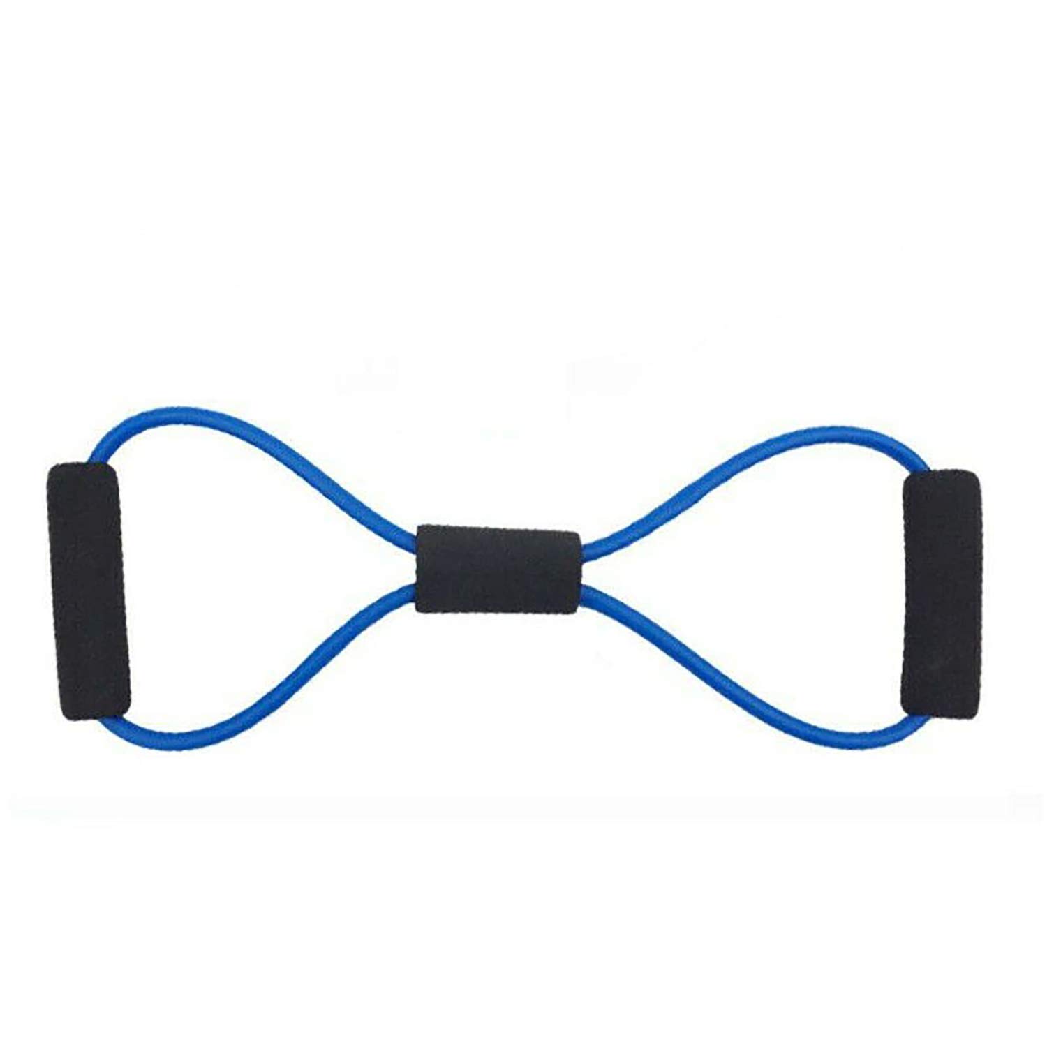 SOLDOUT™ Yoga Fitness Resistance 8 Word Chest Expander Rope Workout Muscle Fitness Rubber Elastic Bands for Sports Exercise