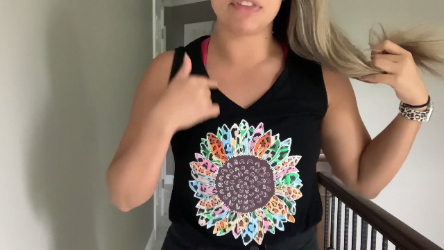 بلوزة نسائية بدون أكمام بياقة على شكل حرف V من ETCYY - بدون أكمام، بقصة فضفاضة، مناسبة للتمارين الرياضية والملابس الكاجوال