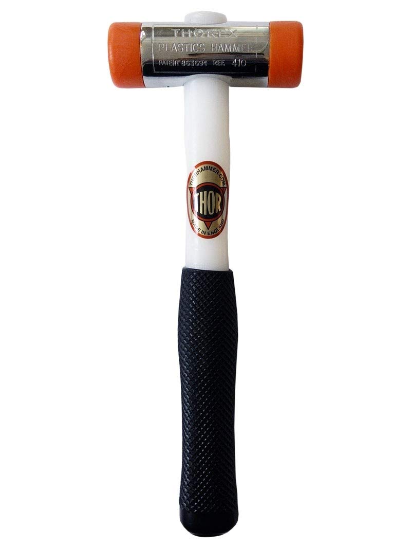 Gardinia Silver Thorex Upvc Glazing Bead Mallet Orange 32Mm Dia Plastic Head Hammer