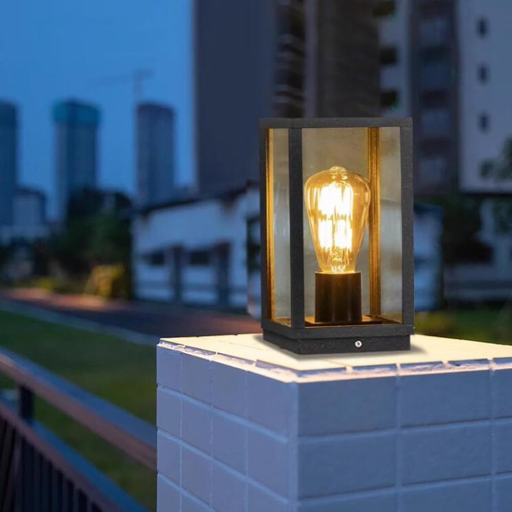 Antyczna Lampa Kolumnowa Zewnętrzna Wodoodporna Nowoczesna Lampa Ogrodowa Nowoczesne Wejście Na Podwórko Zewnętrzne Lampy Kolumnowe Nad Pocztą Elektroniczną Dekoracja Kolumnowa KNBVFHG