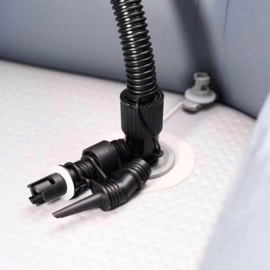 Bomba eléctrica para barco con batería de 18.000 mAh – 120 W bomba de aire para bote inflable, SUP y colchón de aire, parada de coche, portátil, 5 V USB