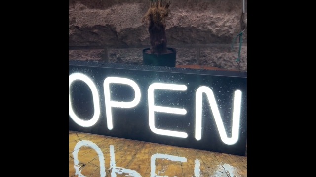 Amazon.com : NOVVAOGO Large Outdoor Waterproof Open Sign LED, LED