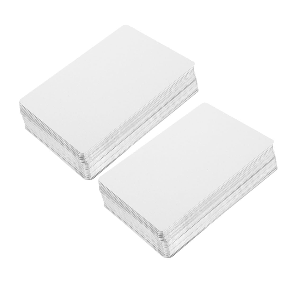 SEWACC 200pièces Cartes De Visite Vierges Métal Pour Sublimation Plaques Signalétiques Métalliques Vierges Pour Gravure Cartes De Visite Épaisses Diy