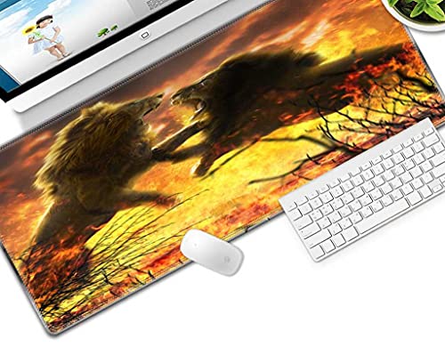 Tapis de souris grand format pour aménager un bureau d'ordinateur portable