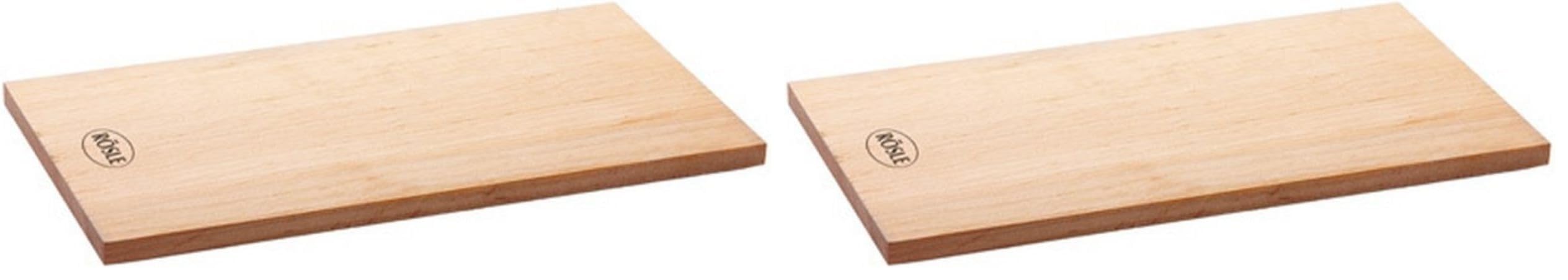 RÖSLE Aromaplanke Erle 2-tlg., Hochwertige Erlenholzplanken für Holzaroma im Grillgut, mehrfach verwendbar, Naturprodukt, 40 x 19,5 cm (Packung mit 2)
