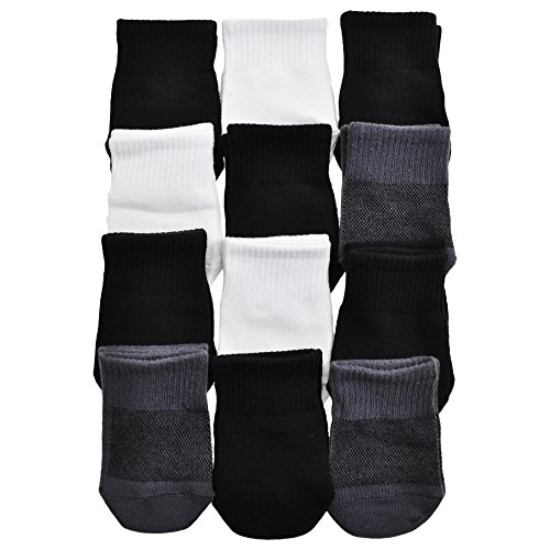 Angelina Women's Cotton Half Socks (12-Pack)4