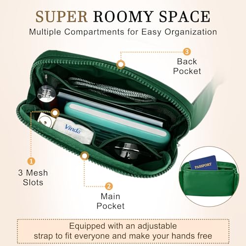 Sac banane de 2 l avec grande sangle réglable de 140 cm - 5
