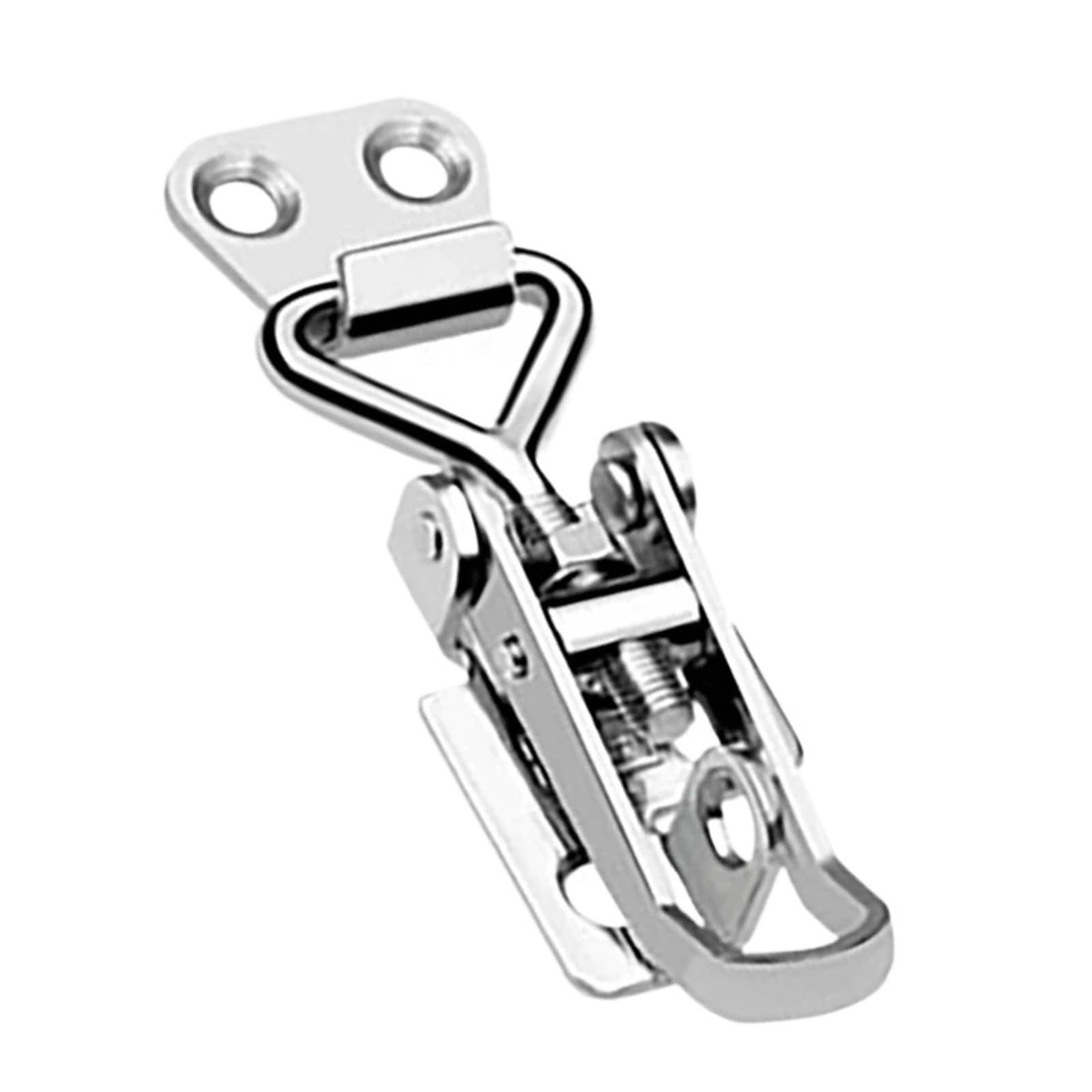 1 Pack Stainless Steel Adjustable Toggle Hasp Lock, 38-50mm Catch Clamp for Wooden Box & Suitcase