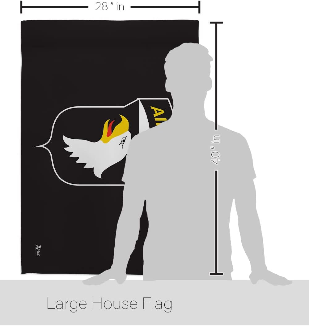 101st Airborne House Flag - Set Armed Forces Army Rangers United State American Military Veteran Retire Official - Decoration Banner Small Garden Yard Gift Double-Sided Made in USA 28 X 40