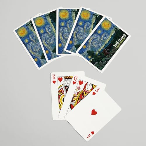 Baraja Poker Fort Bragg California Bigfoot Noche Estrellada miniatura 7