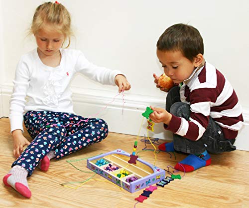 Toys of Wood Oxford Perle di Farfalle in Legno per...