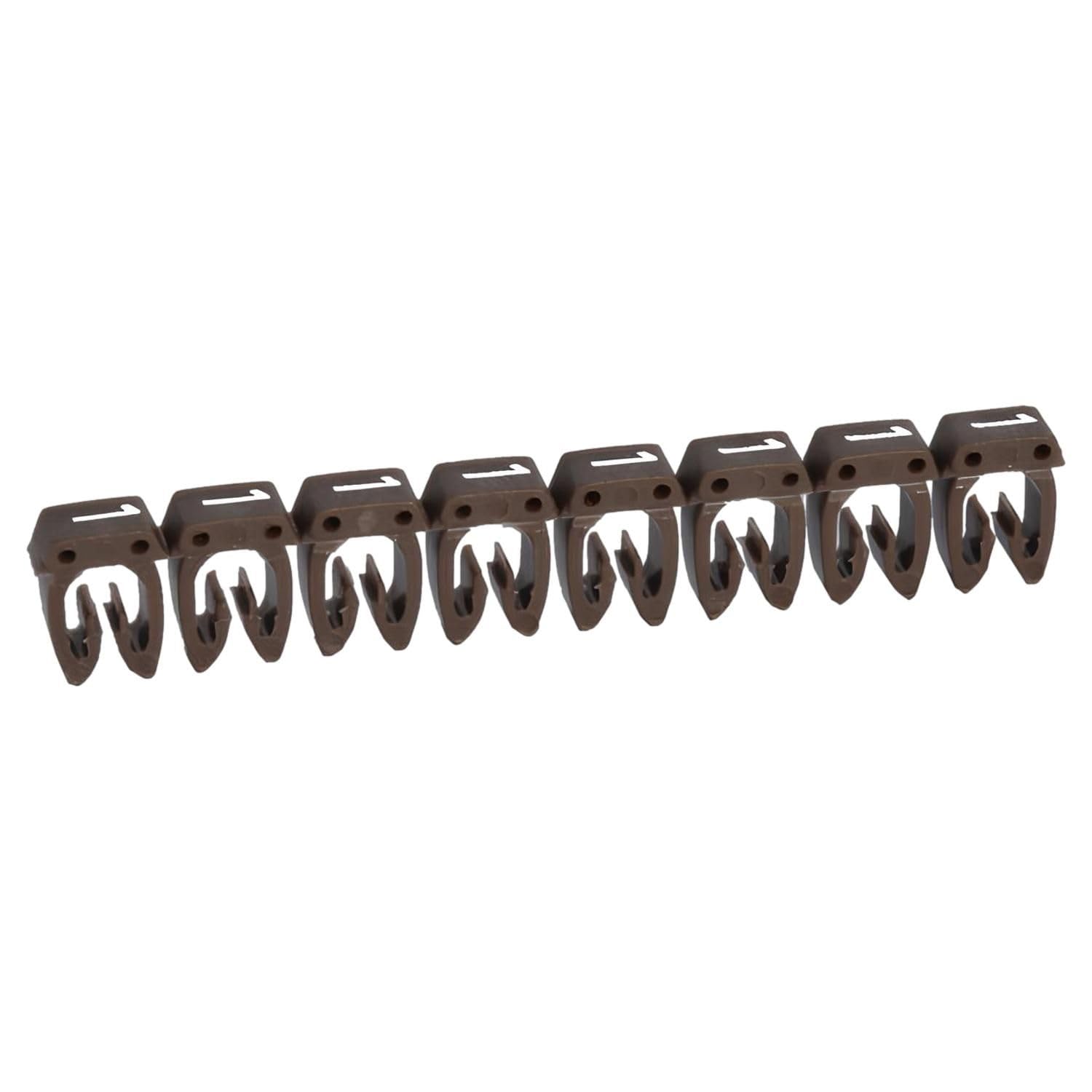 038211 Legrand - Boite de 1200 repères CAB 3 pour fils 0,5mm² à 1,5mm² - marquage chiffre 1 brun