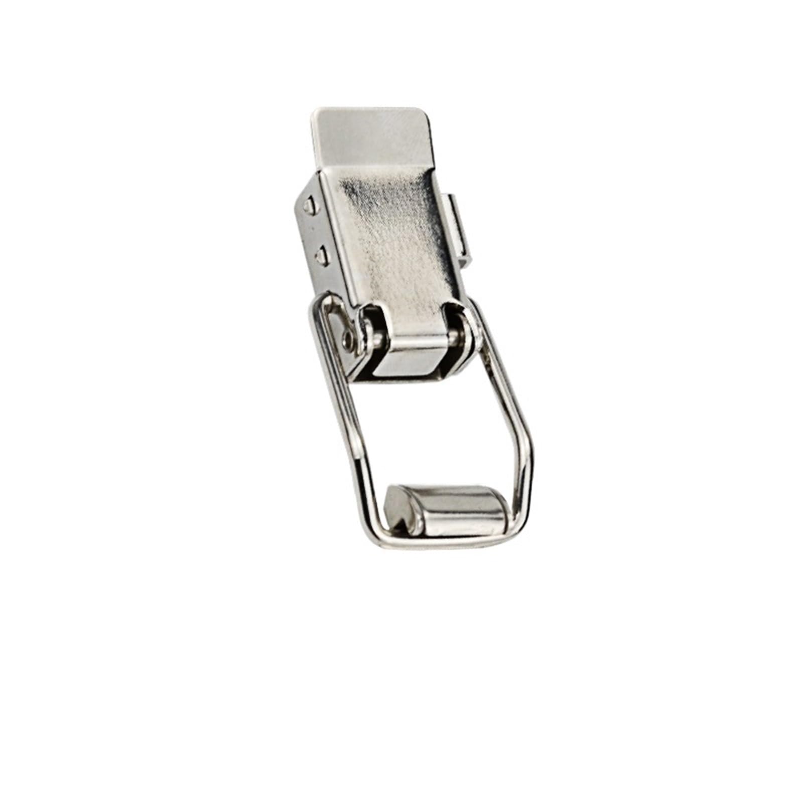 Cierre Industrial for puerta de armario, cinturón de bloqueo fuerte, hebilla de bloqueo automático de seguridad, hebilla de caja de acero inoxidable, 1 Uds.(Stainless steel)