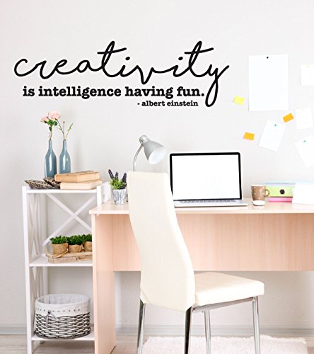 Vinilo Decorativo de Pared con Frase de Albert Einstein miniatura 1