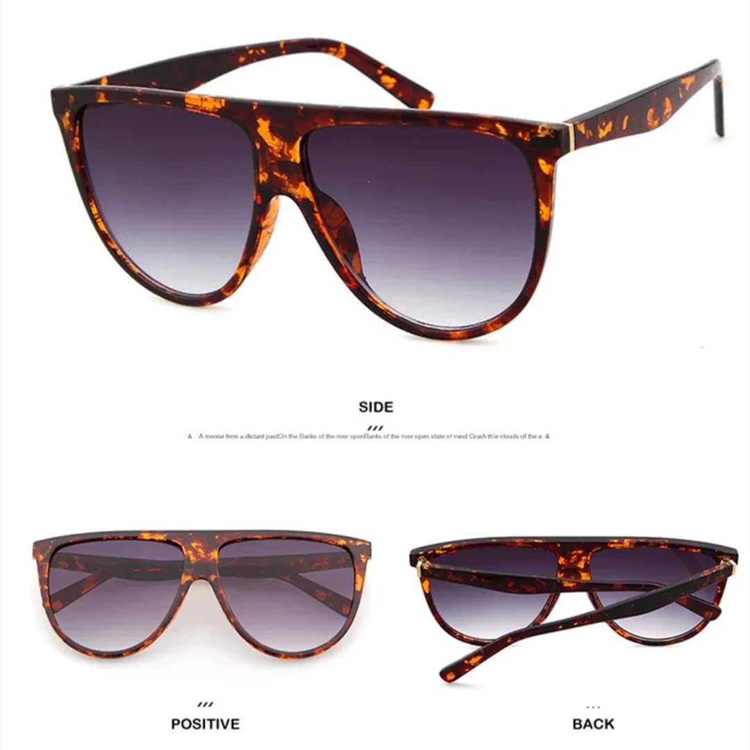 Gafas de sol con protección UV400, ojo de gato negro de gran tamaño, para mujeres y hombres, deportes al aire libre y conducción