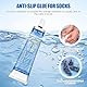 2 Sätze Sock Stopp Anti Rutsch Klebend 2 x 50ml Sockenstopper Flüssigkeit für Wollsocken, Handschuhe, Teppiche, Waschbar Sockenstopp