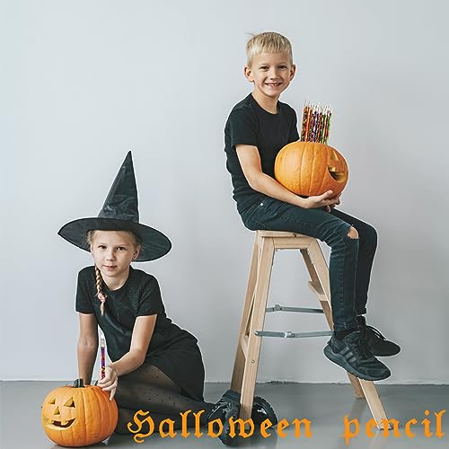 Lápices Halloween de madera con borrador x60 unidades miniatura 5