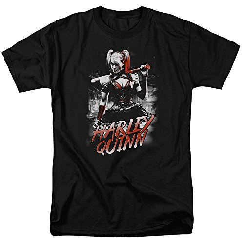 Popfunk Harley Quinn with Baseball Bat T Shirt & Stickers (Large)